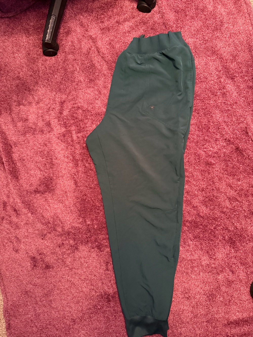 BRAND NEW|NEVER WORN - GAIAM Men's Teal Jogger Scrub/Athletic Sweatpants